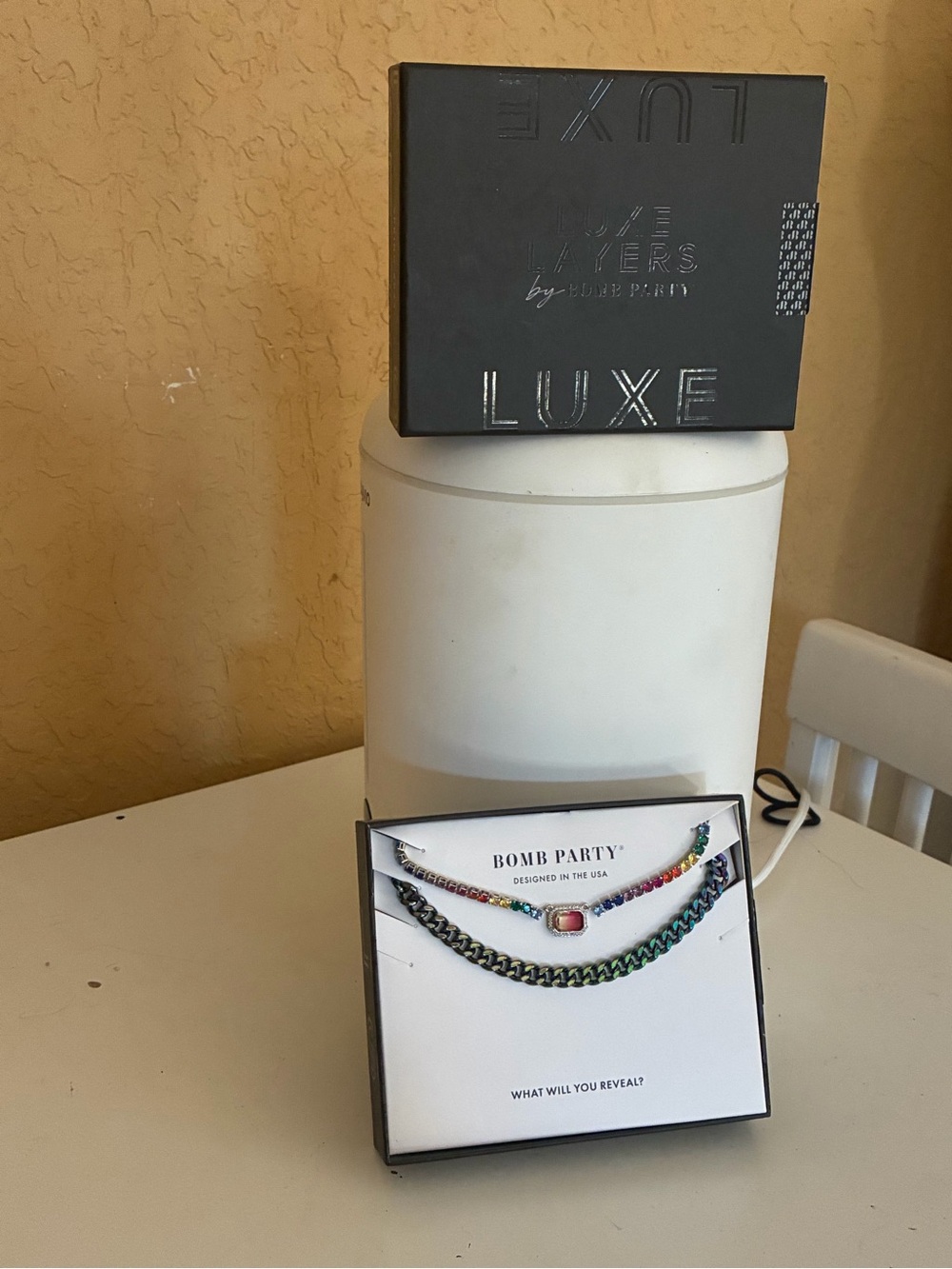 Bomb Party Luxe Layers necklace set - brand new in box.
